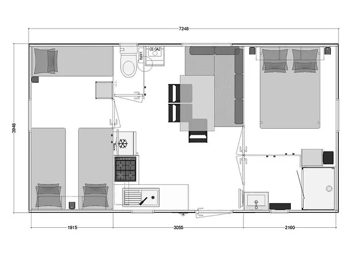 De La Bonnette キャンプ場 Caylus